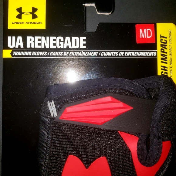 NWT! UNDER ARMOUR Men's RENEGADE Training Gloves! - Picture 6 of 9